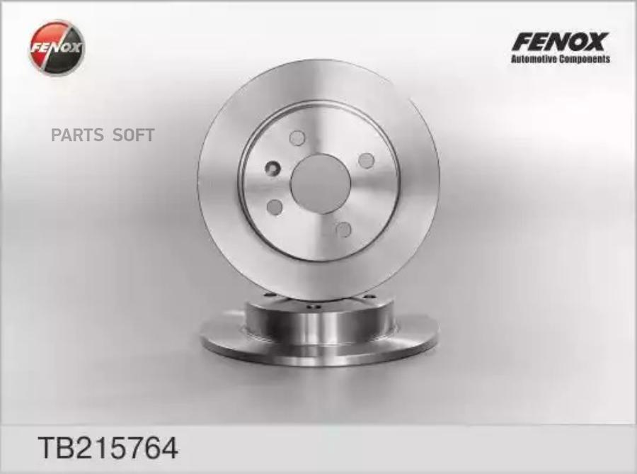 

Тормозной Диск Fenox Задний Для Opel Astra 1998-2009 Tb215764
