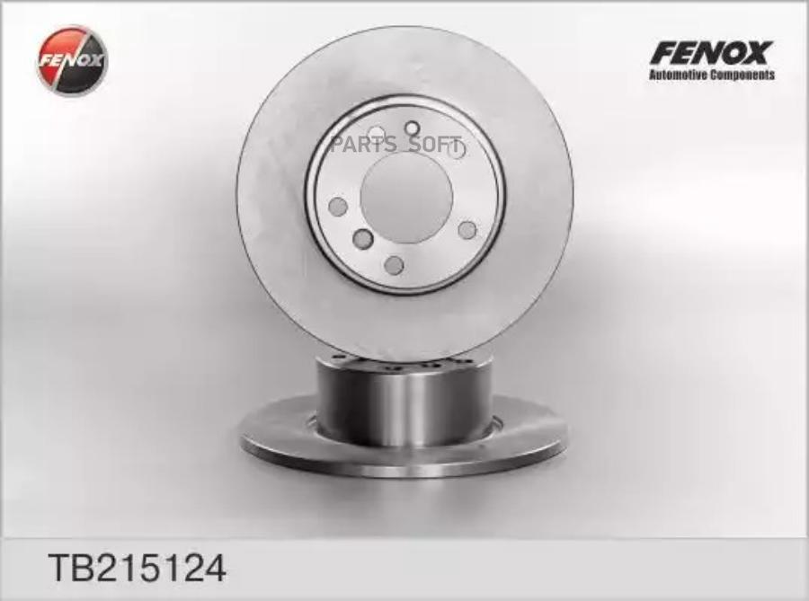 

FENOX TB215124 TB215124_диск тормозной передний \ BMW E34 1.8-2.5TDs M20/M21/M40-M51 87-97