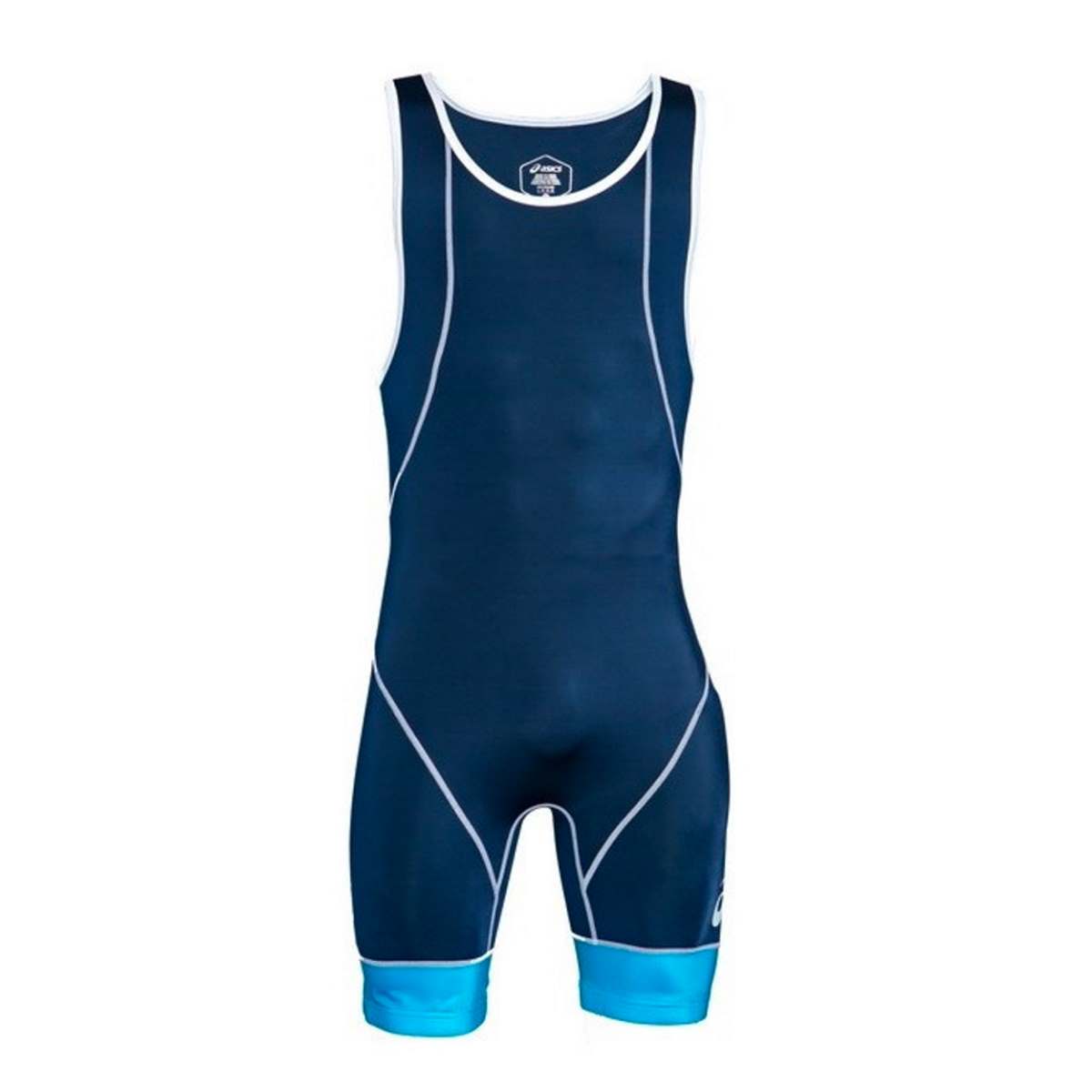 

Трико борцовское мужское ASICS 2084A001 0050 WRESTLING SUIT синий полиэстер L, 2084A0010050