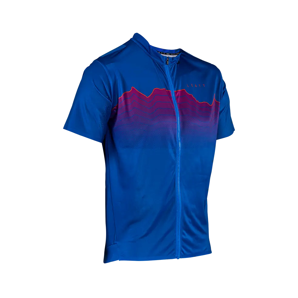 

Футболка мужская LEATT MTB Trail 3.0 синяя L, Синий, MTB Trail 3.0