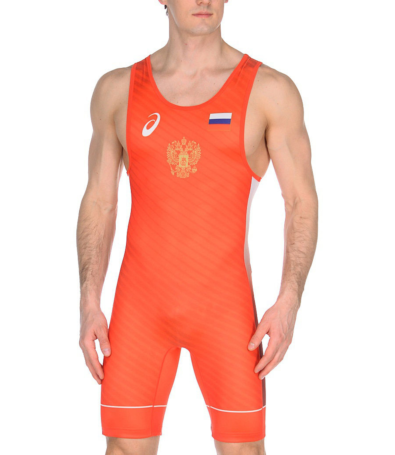 

Трико мужское борцовское ASICS 157575 0023 RUSSIA WRESTLING SINGLET 3XL, 1575750023