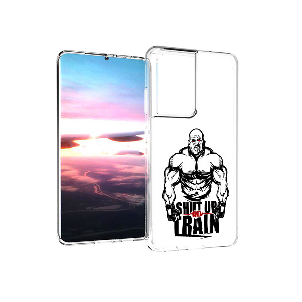 

Чехол MyPads Tocco для Samsung Galaxy S21 Ultra здоровое тело (PT157307.497.356), Прозрачный, Tocco