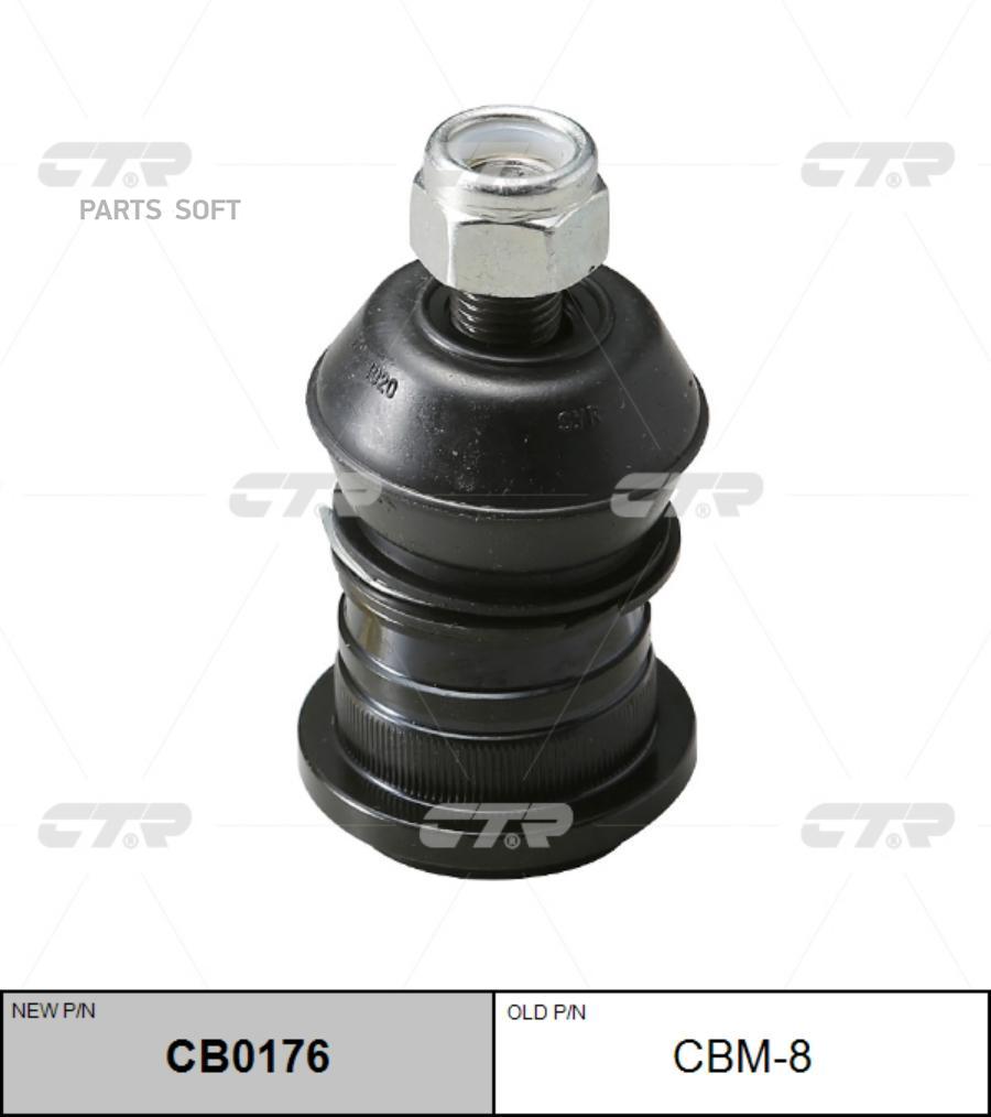 

CTR Опора шаровая MITSUBISHI L 300 BUSPAJERO 82-91 CTR CBM-8