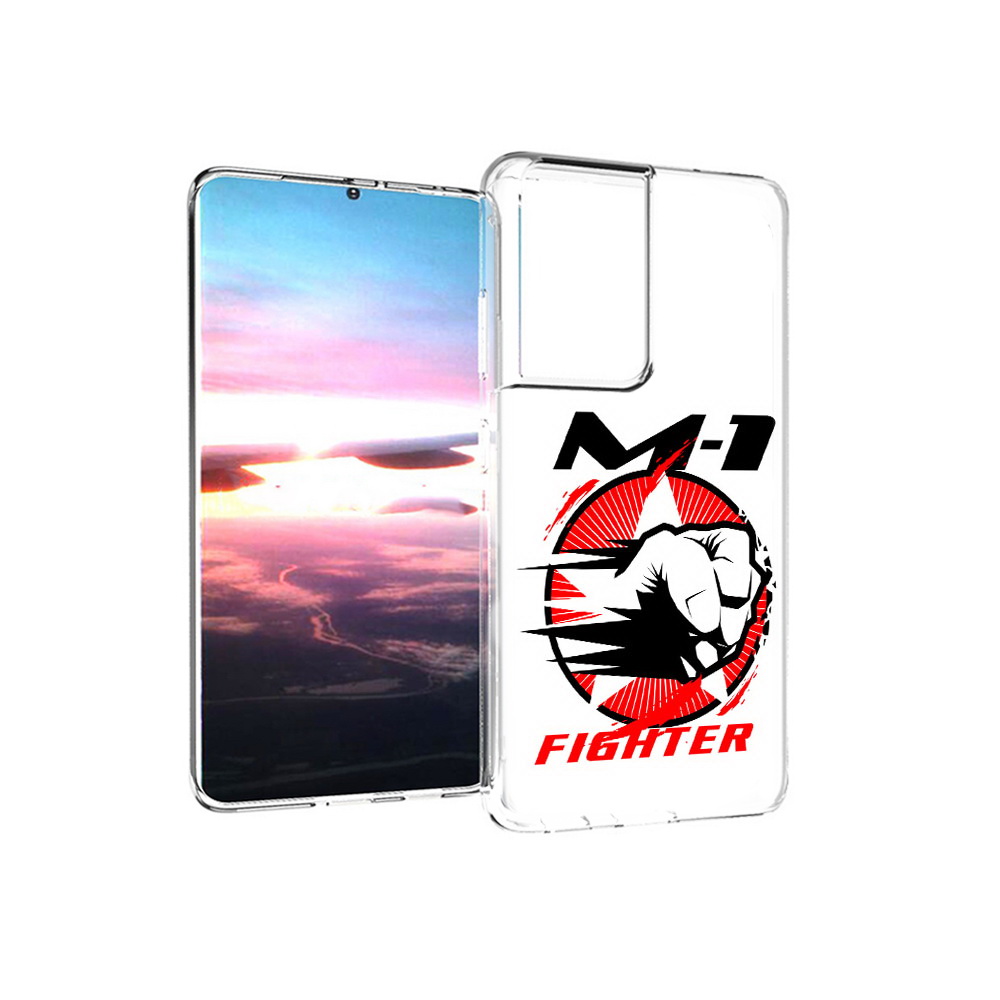 

Чехол MyPads Tocco для Samsung Galaxy S21 Ultra единоборства М-1 (PT157307.497.342), Прозрачный, Tocco