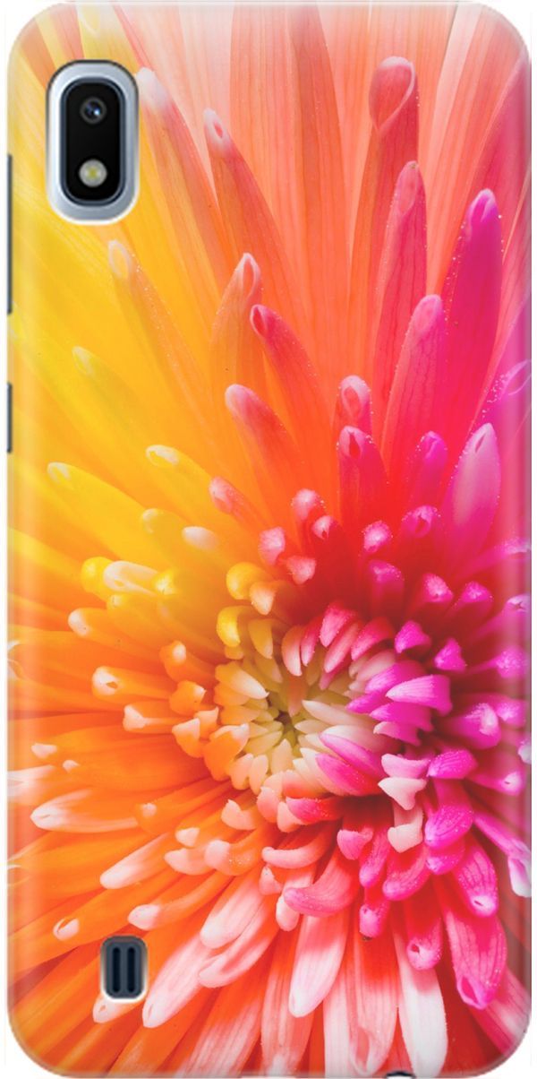 

Силиконовый чехол на Samsung Galaxy A10 "Розовая хризантема", Оранжевый;розовый, 1528