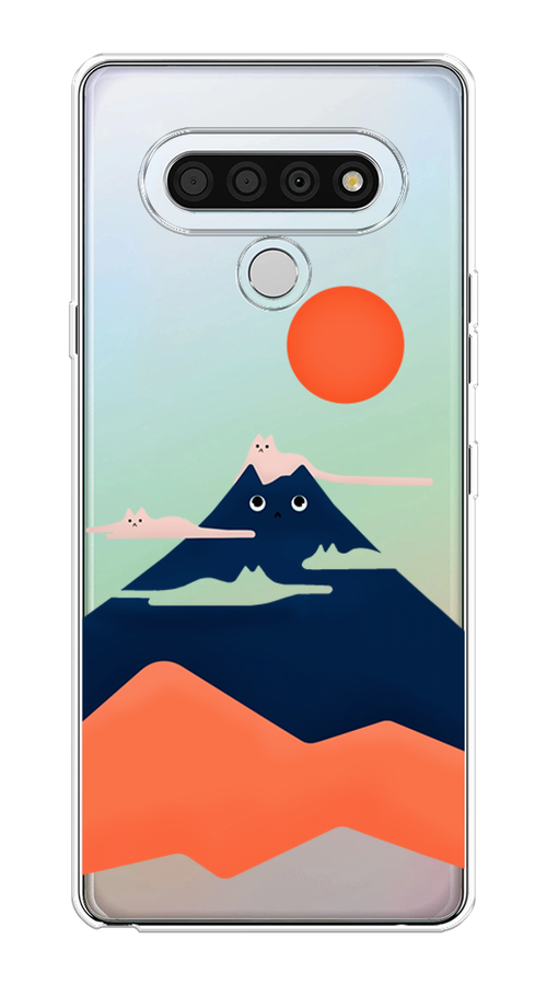 

Чехол на LG Stylo 6 "Кот-гора", Черный;оранжевый, 84550-4