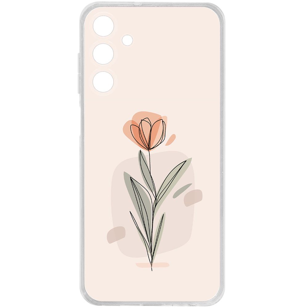 

Чехол-накладка Krutoff Clear Case Тюльпан для Samsung Galaxy M15, Прозрачный