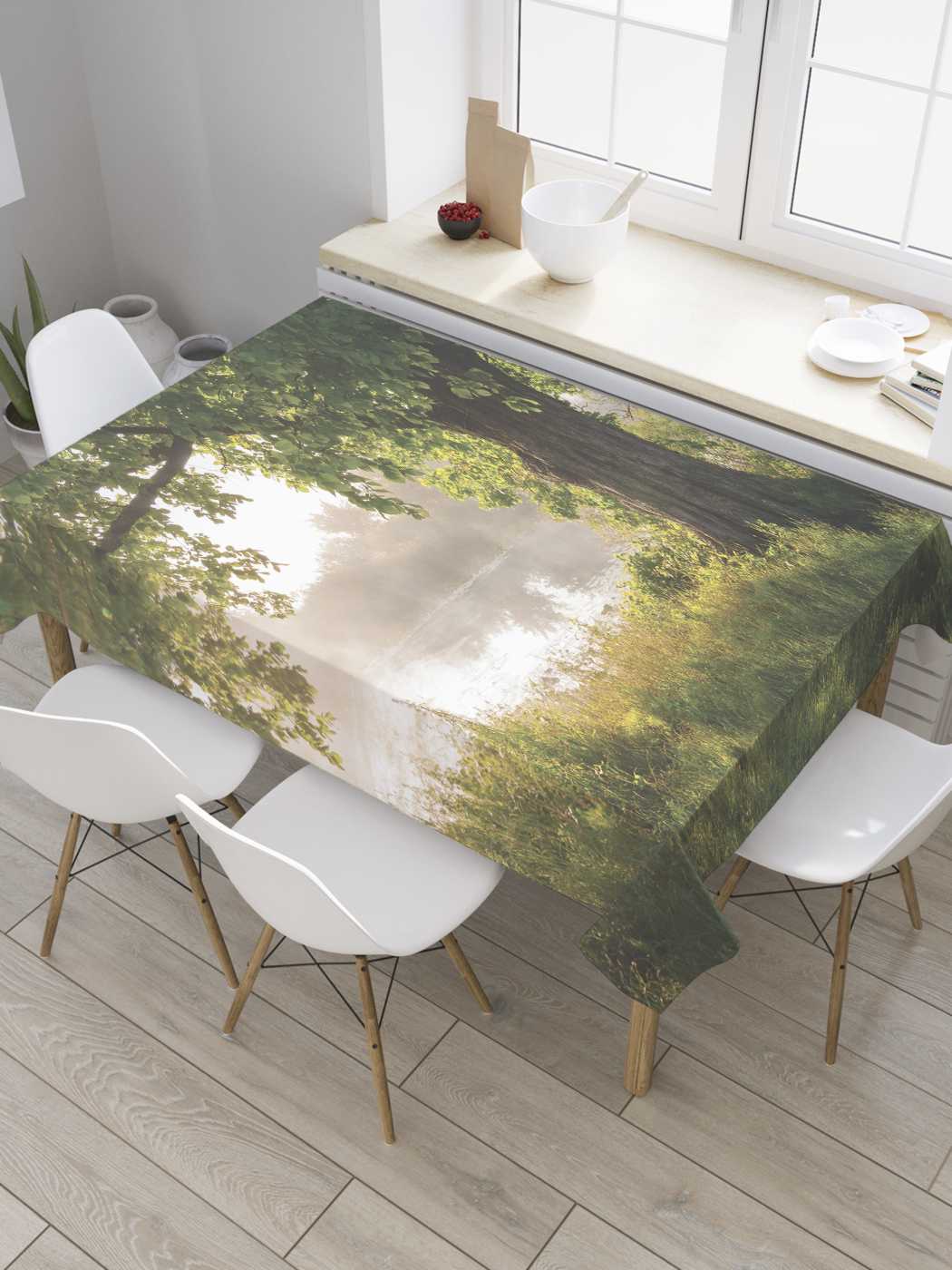 

Скатерть прямоугольная JoyArty "Место скрытности" из сатена, 120x145 см, Место скрытности