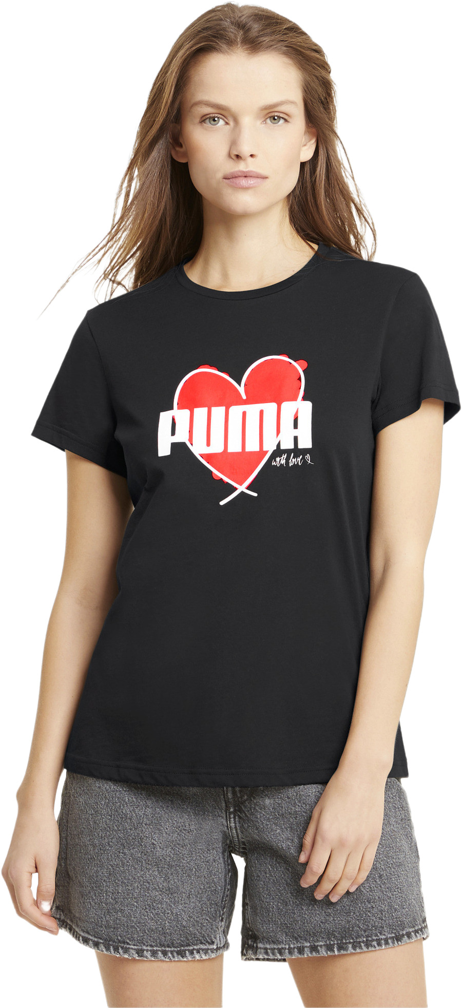 

Футболка женская PUMA 58789701 черная XS, Черный, 58789701