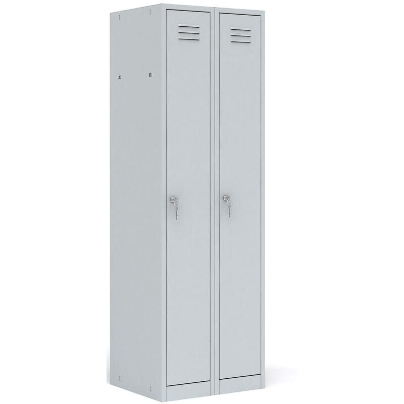 Шкаф для одежды металлический ШРМ-22М медицинский (600х500х1860 мм), 957115