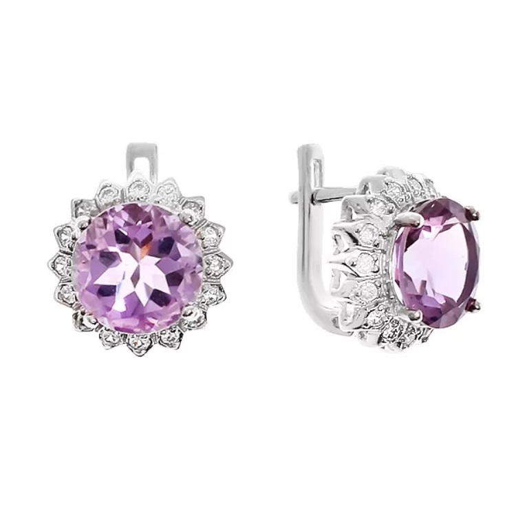 

Серьги из серебра с аметистом Balex Jewellery 2405836003, 2405836003