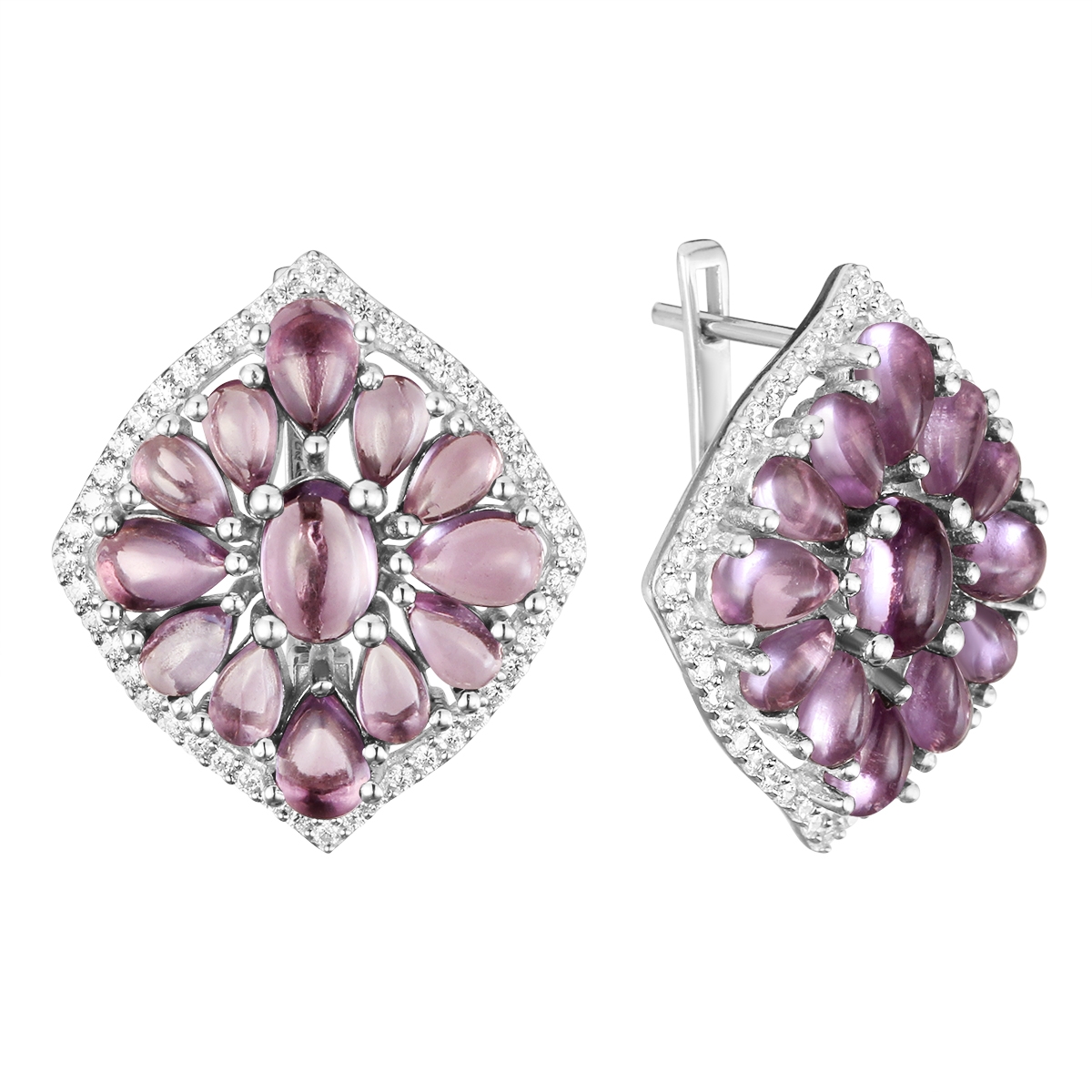 

Серьги из серебра с аметистом Balex Jewellery 2410931750, 2410931750