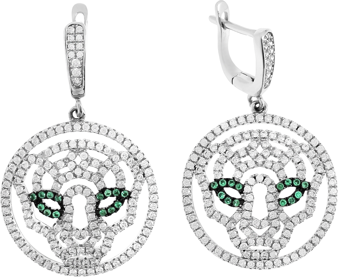 

Серьги из серебра с фианитом Balex Jewellery 2418910265, 2418910265