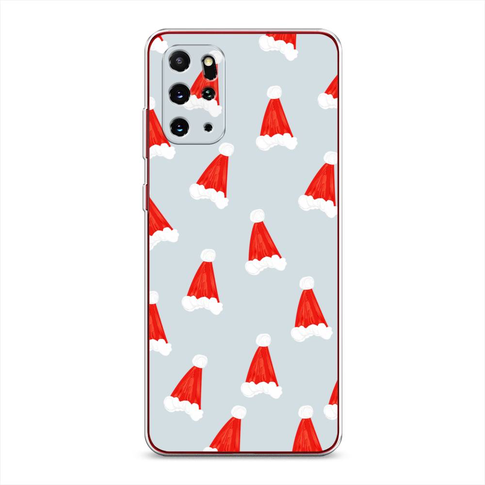 

Чехол на Samsung Galaxy S20 Plus "Новогодние шапочки", Белый;красный;серый, 29350-5