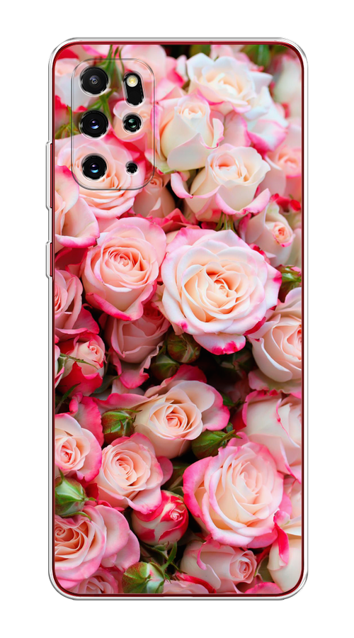 

Чехол на Samsung Galaxy S20 Plus "Много роз", Розовый, 29350-2