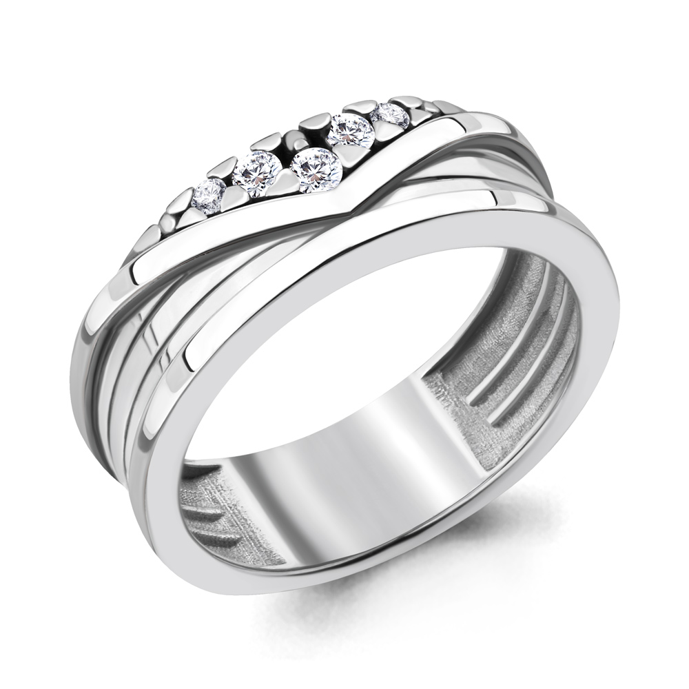

Кольцо из серебра с фианитом Aquamarine Aquamarine 68664А_925_р р. 20, 68664А_925_р