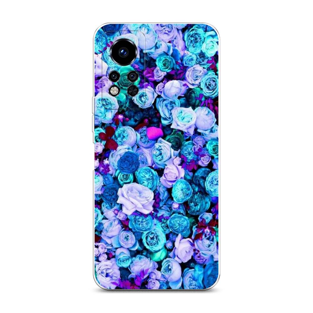 

Чехол на Infinix Note 12i 2022 "Цветочный ковер", Фиолетовый, 3102750-2