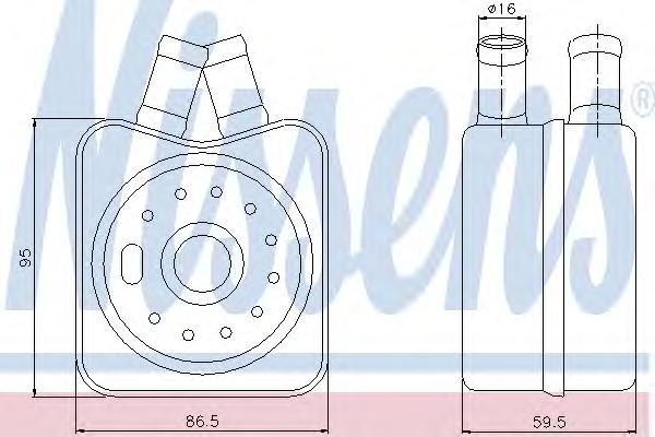 Радиатор Nissens 90608