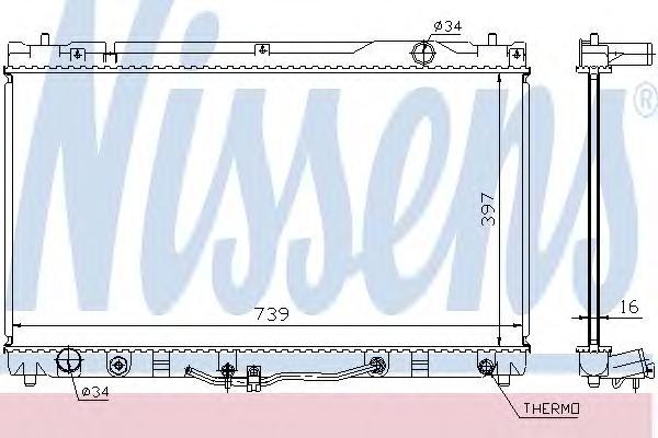 

Радиатор Nissens 64633