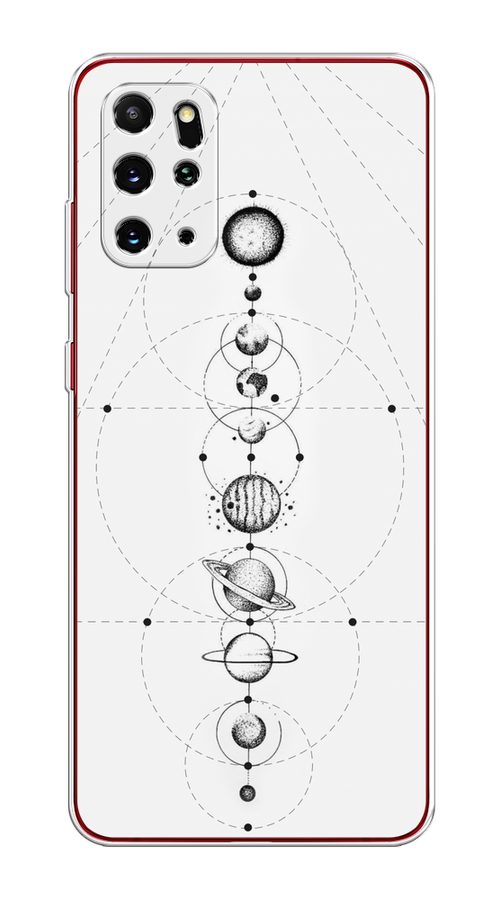 

Чехол на Samsung Galaxy S20 Plus "Парад планет", Серый, 29350-2