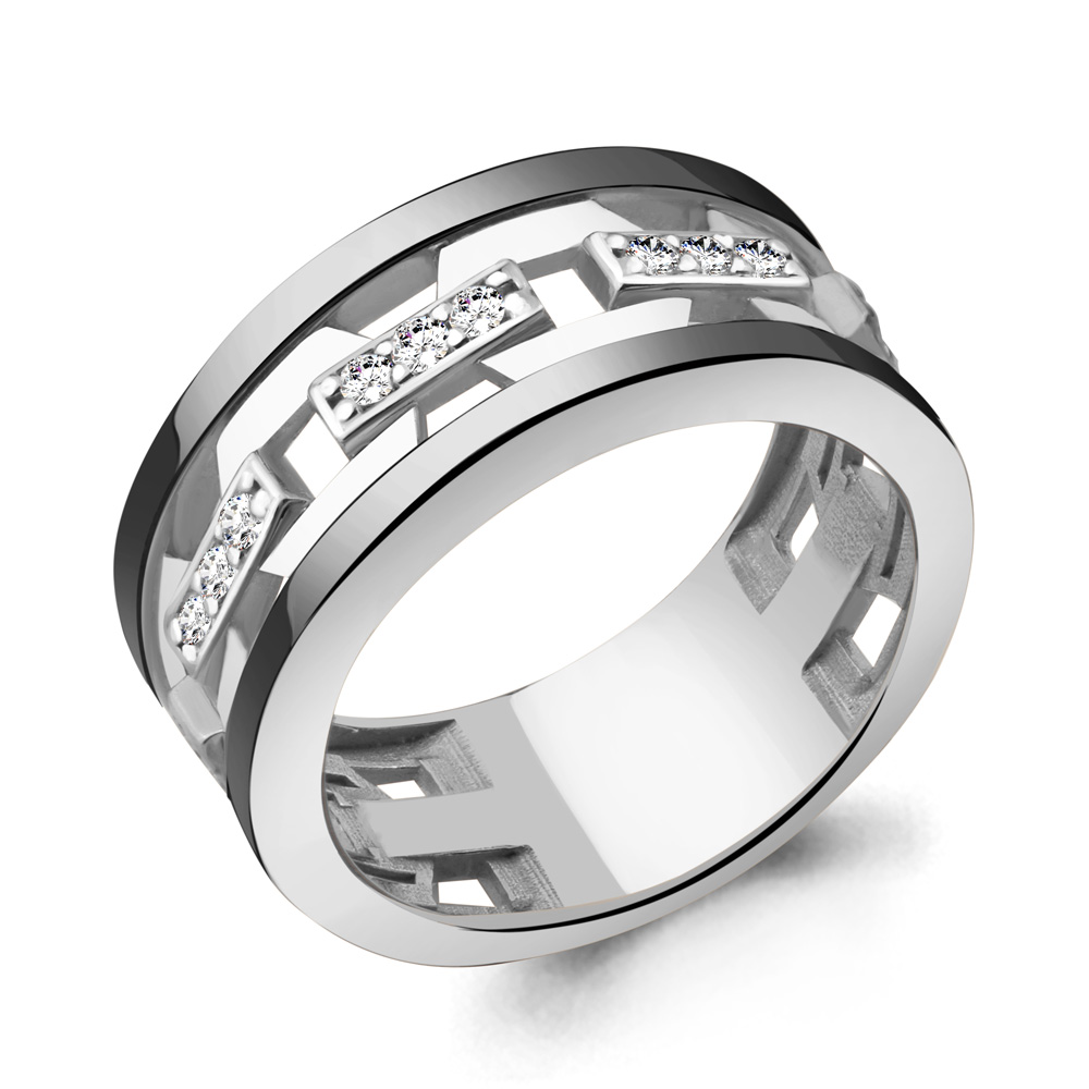 

Кольцо из серебра с фианитом Aquamarine Aquamarine 68662А_925_р р. 20, 68662А_925_р
