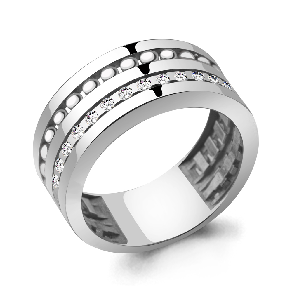 

Кольцо из серебра с фианитом Aquamarine Aquamarine 68660А_925_р р. 20,5, 68660А_925_р