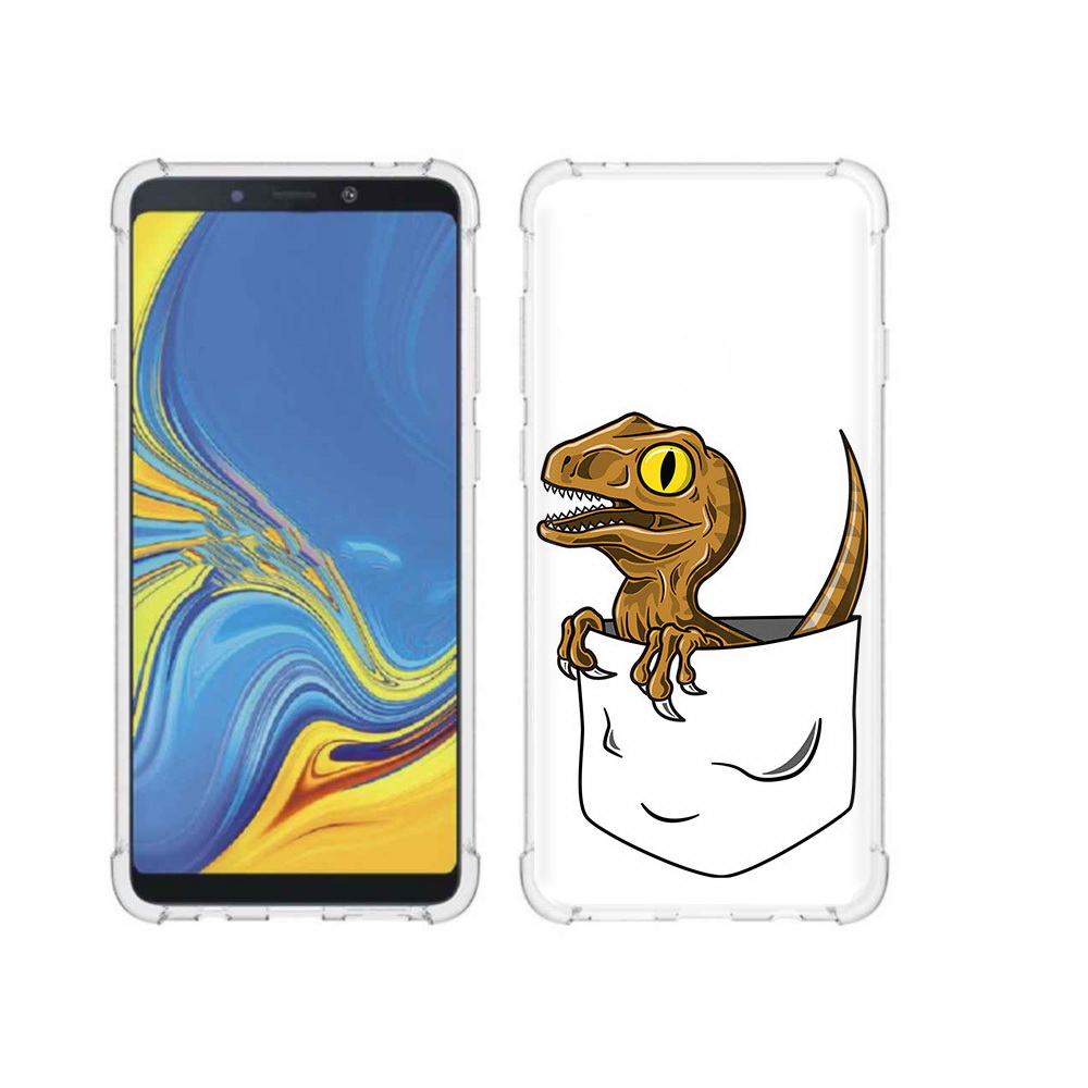 

Чехол MyPads Tocco для Samsung Galaxy A9 динозавр в кармане (PT118683.560.327), Прозрачный, Tocco