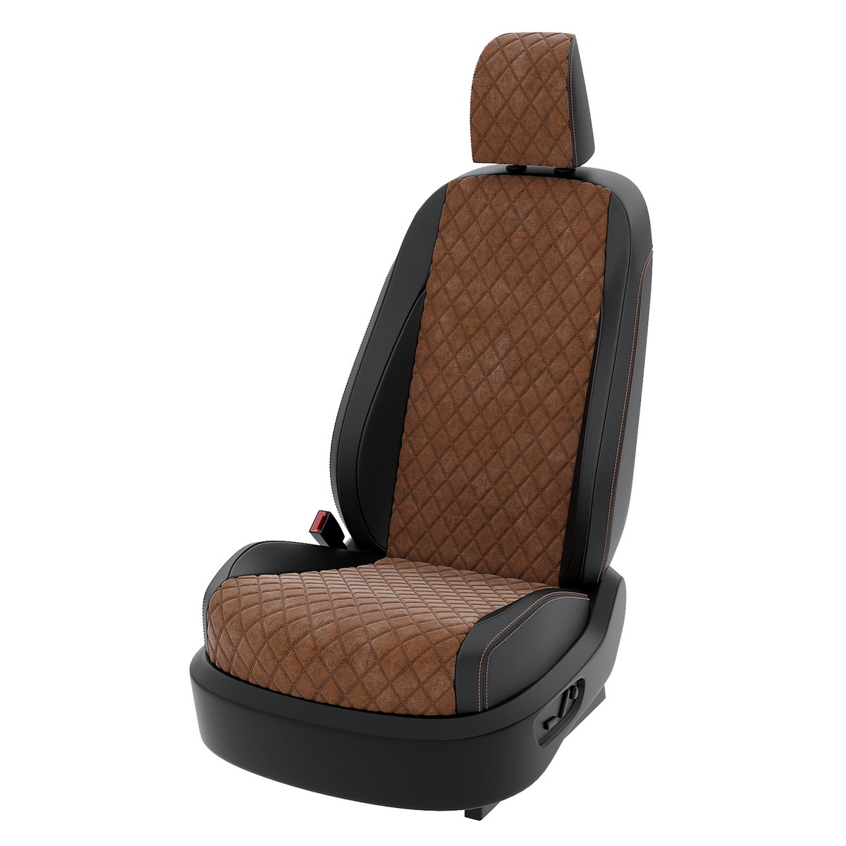 

Чехлы на сиденья Центр Авточехлов для Renault Arkana CNTRA1488F-С2-573 Алькантара ромб, Коричневый;черный, CNTRA1488