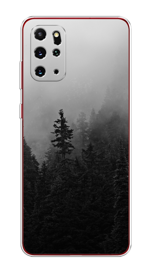 

Чехол на Samsung Galaxy S20 Plus "Туманный лес", Серый;черный, 29350-2