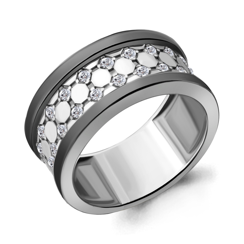 

Кольцо из серебра с фианитом Aquamarine Aquamarine 68654А_925_р р. 18, 68654А_925_р