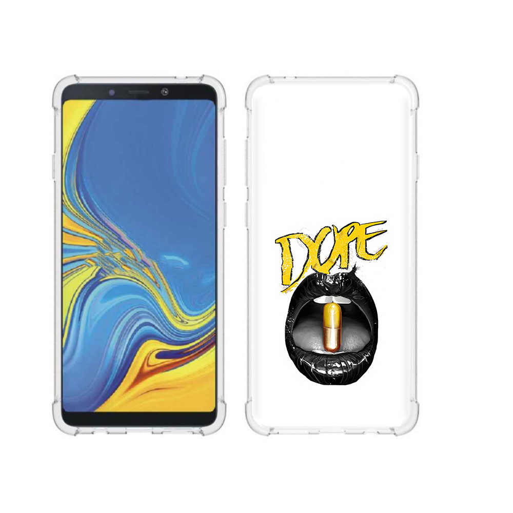 

Чехол MyPads Tocco для Samsung Galaxy A9 губы (PT118683.560.303), Прозрачный, Tocco