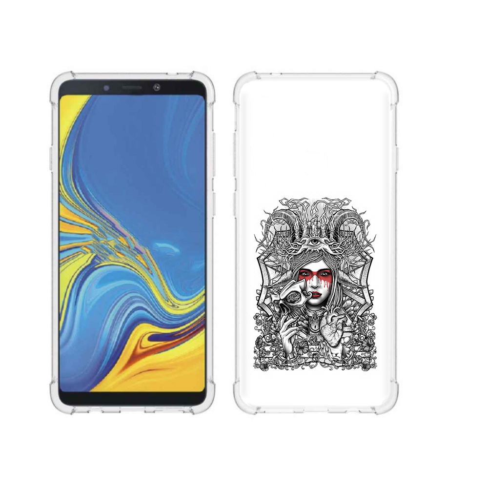 

Чехол MyPads Tocco для Samsung Galaxy A9 грусная девушка (PT118683.560.302), Прозрачный, Tocco