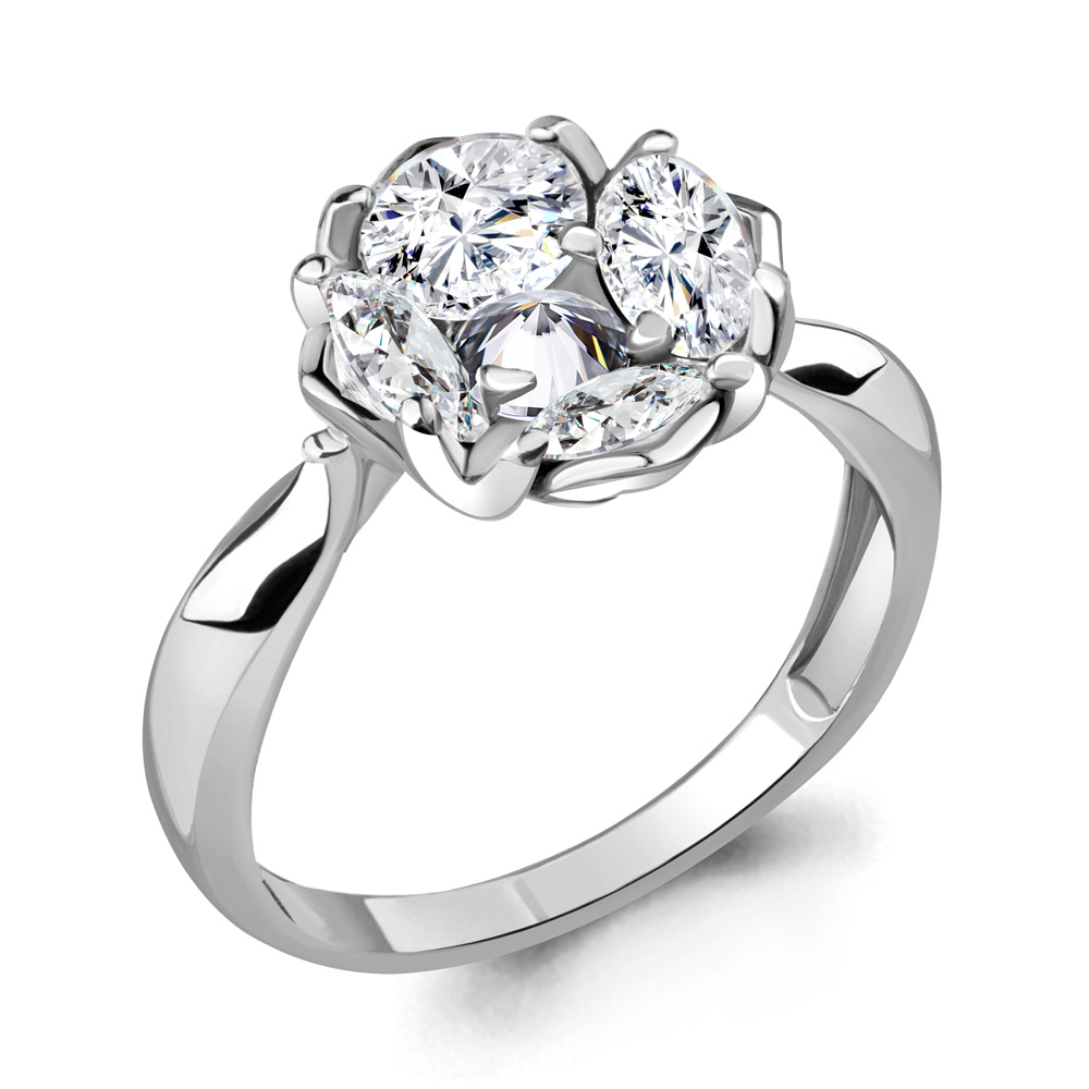 

Кольцо из серебра с фианитом Aquamarine Aquamarine 68650_925_р р. 17,5, 68650_925_р