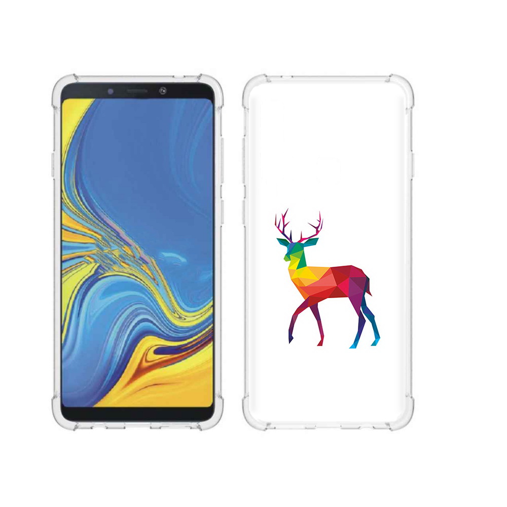 

Чехол MyPads Tocco для Samsung Galaxy A9 геометрический олень (PT118683.560.286), Прозрачный, Tocco