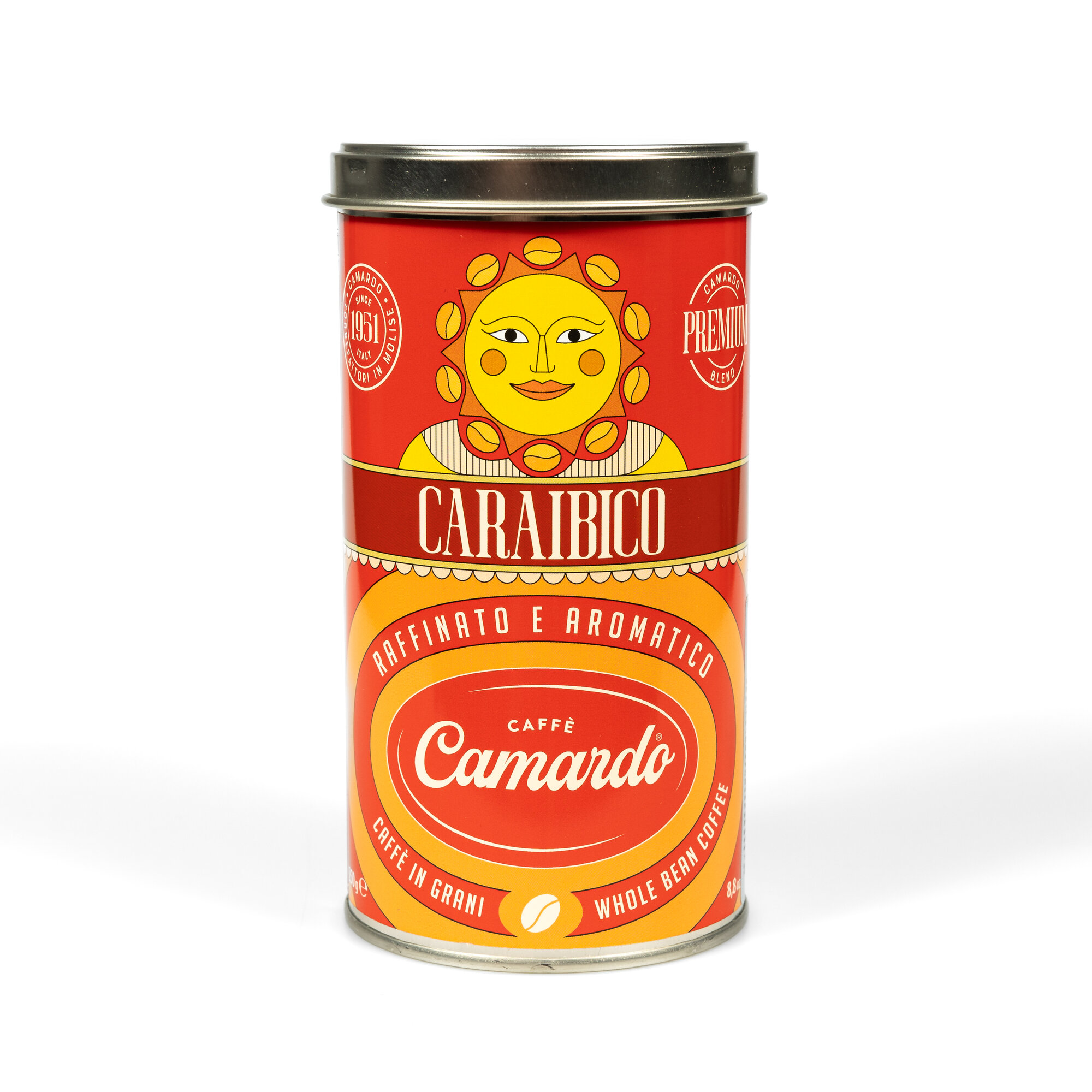 Кофе в зёрнах Camardo Premium CARAIBICO 250g