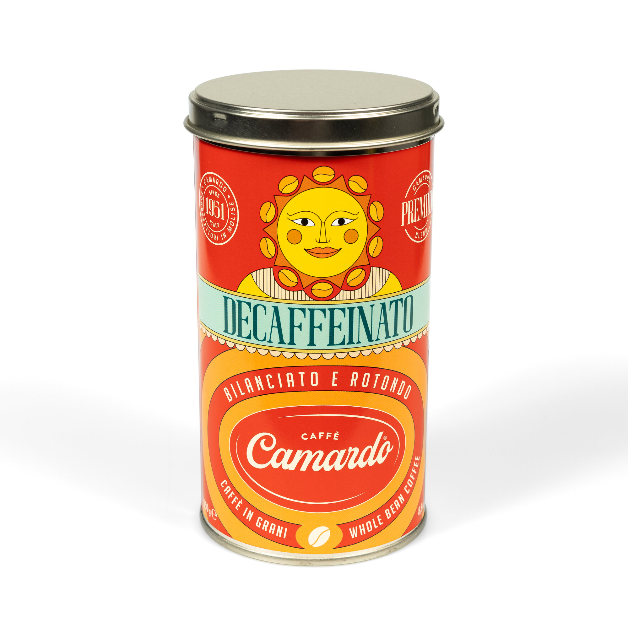 Кофе молотый Camardo Premium DECAFFEINATO 250g