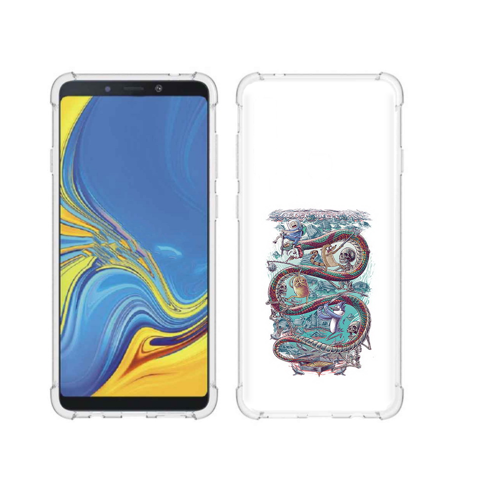 

Чехол MyPads Tocco для Samsung Galaxy A9 время приключений страшилка (PT118683.560.280), Прозрачный, Tocco