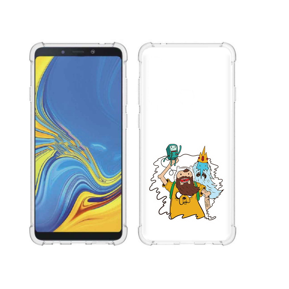 

Чехол MyPads Tocco для Samsung Galaxy A9 время приключений старый Финн (PT118683.560.279), Прозрачный, Tocco