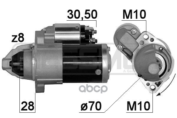 

Стартер Mitsubishi Asx/Lancer/Outlander 1.4kw 220884 Era арт. 220884
