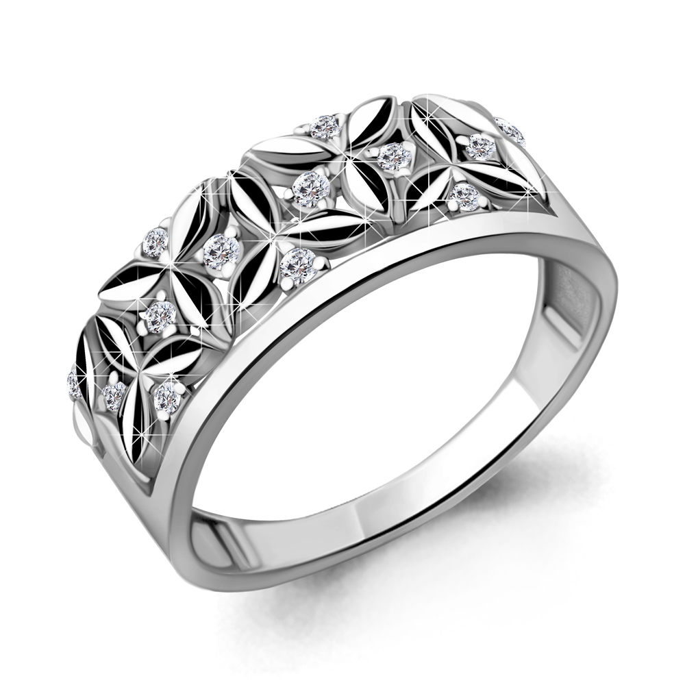 

Кольцо из серебра с фианитом Aquamarine Aquamarine 68637А_925_р р. 17,5, 68637А_925_р