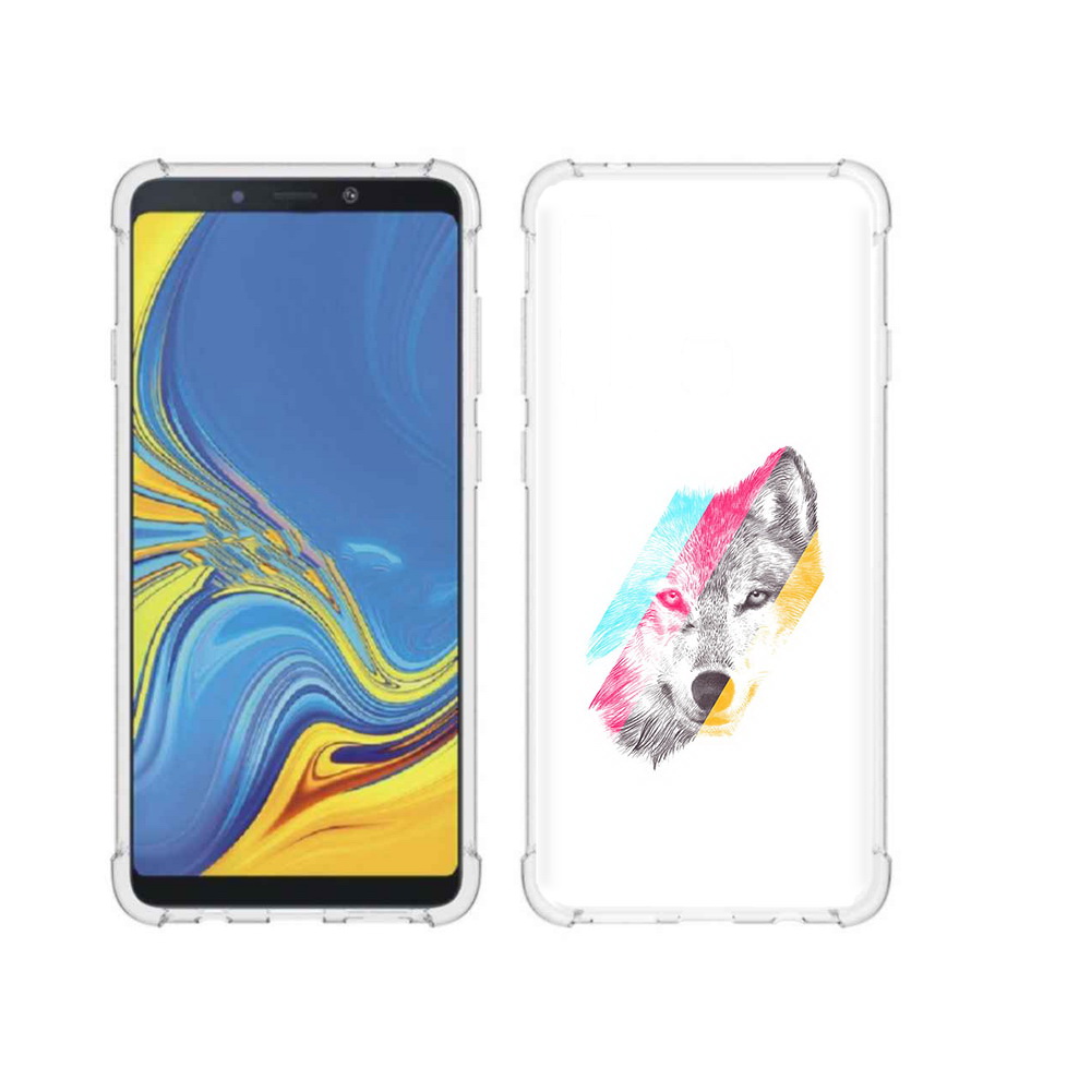 

Чехол MyPads Tocco для Samsung Galaxy A9 волк градиент (PT118683.560.268), Прозрачный, Tocco