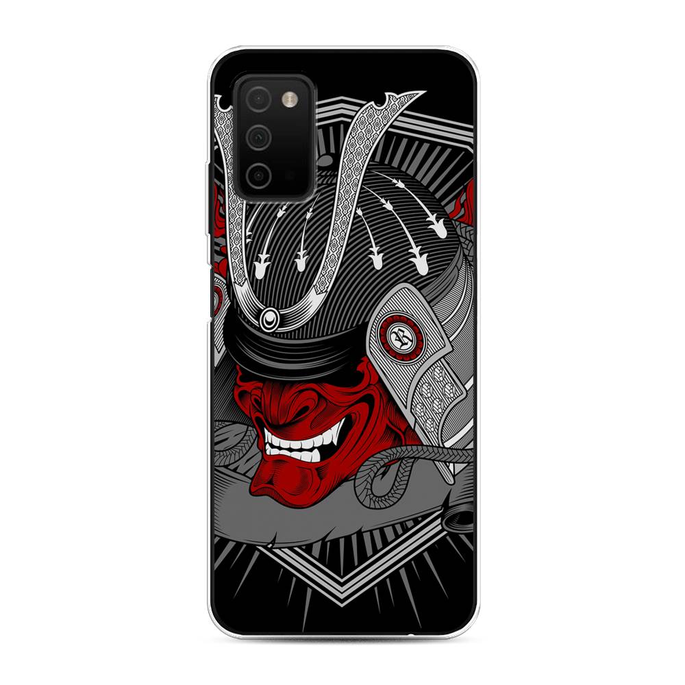 фото Чехол на samsung galaxy a03s "красная маска самурая" case place