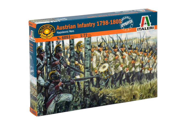 фото Сборная модель italeri 1/72 austrian infantry 1798-1805 6093