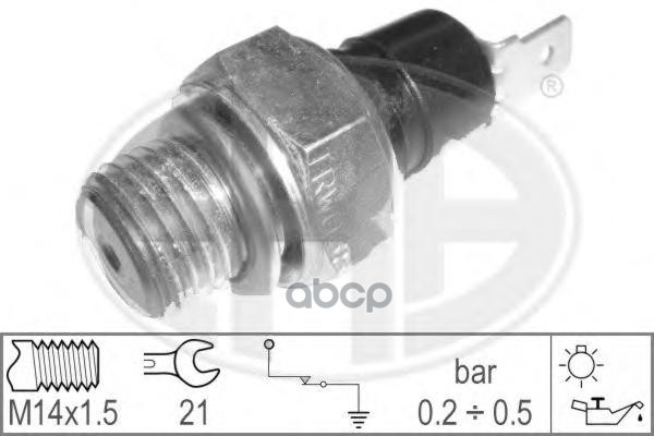 

Датчик Давления Масла Opel/Saab/Renault /M14x1.5mm Era 330000 Era арт. 330000