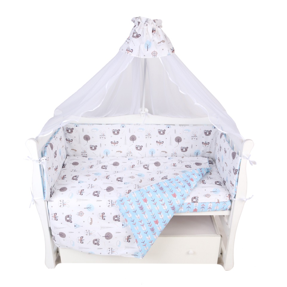 

Комплект в кроватку AmaroBaby 7 пр. Индейцы (бязь), AMARO-3007
