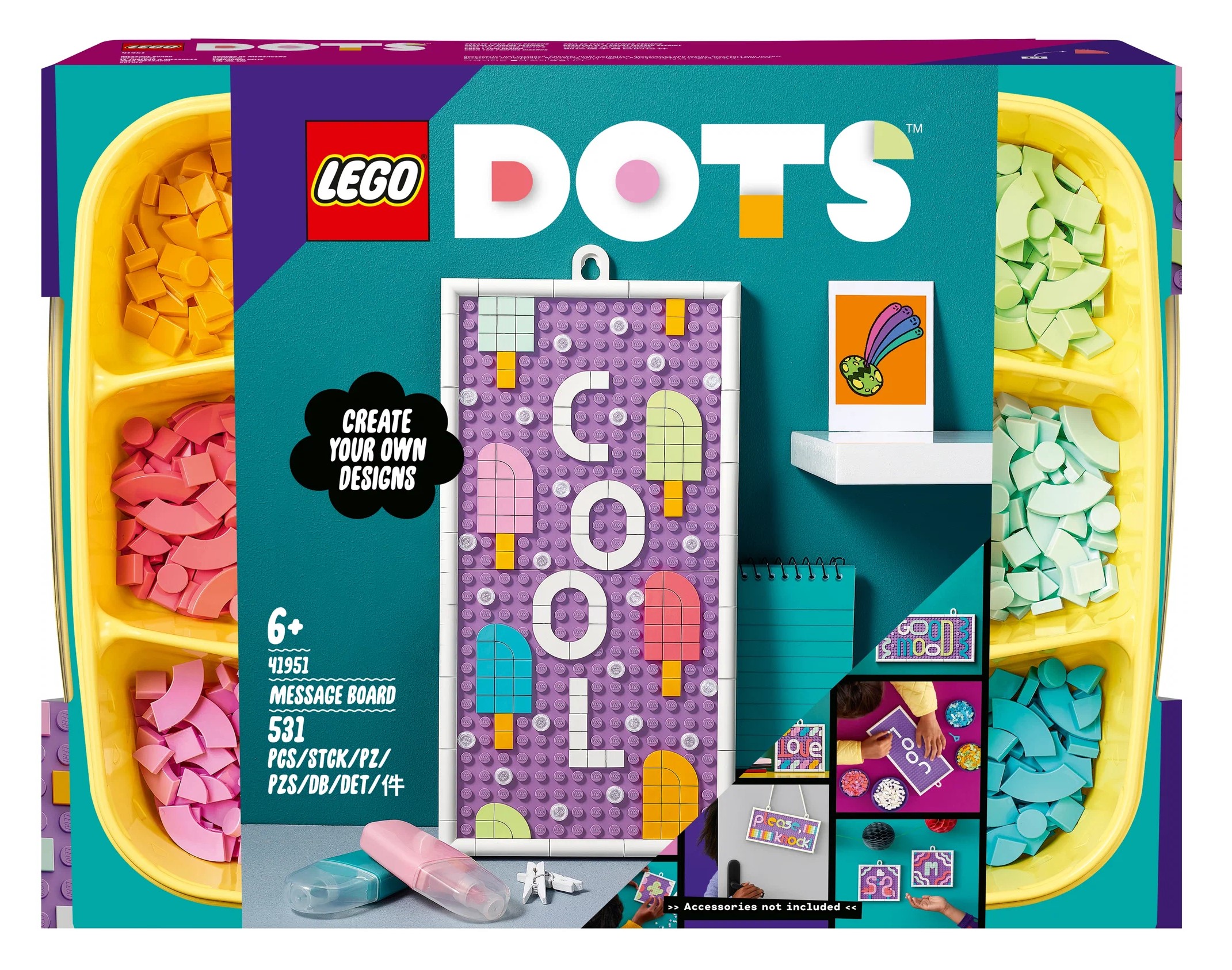 Конструктор LEGO Dots Доска для надписей 531 деталь