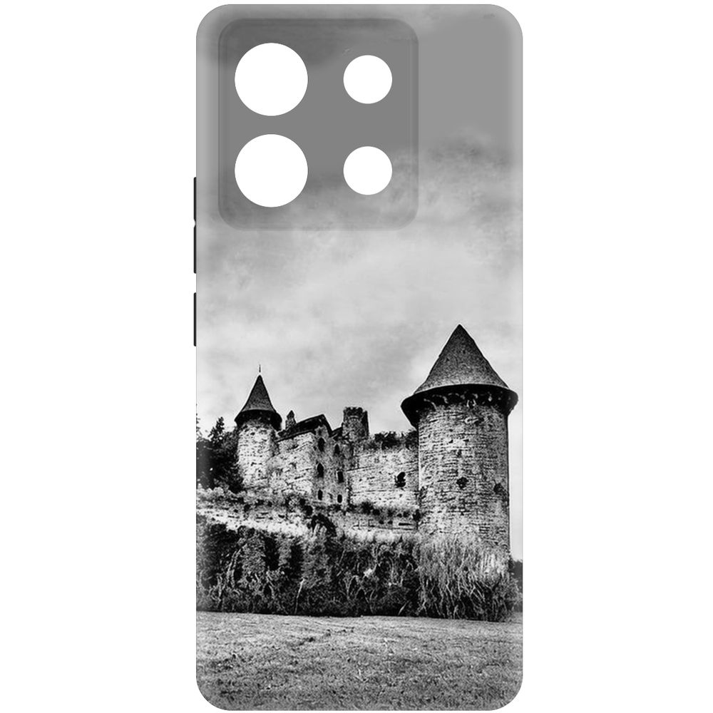 

Чехол-накладка Krutoff Soft Case Старый замок для Poco X6 черный