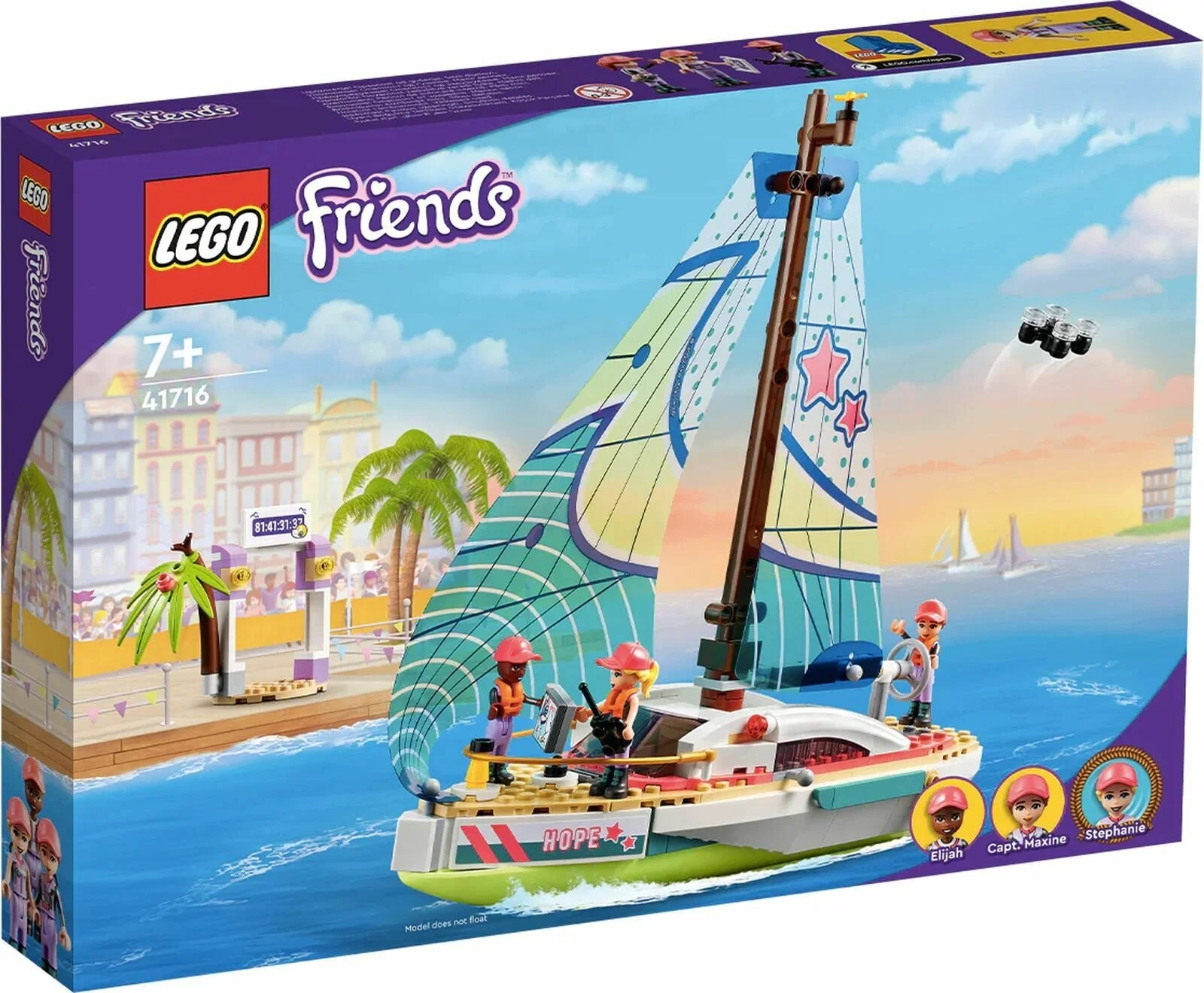 

Конструктор LEGO Friends Приключения Стефани на яхте 304 детали