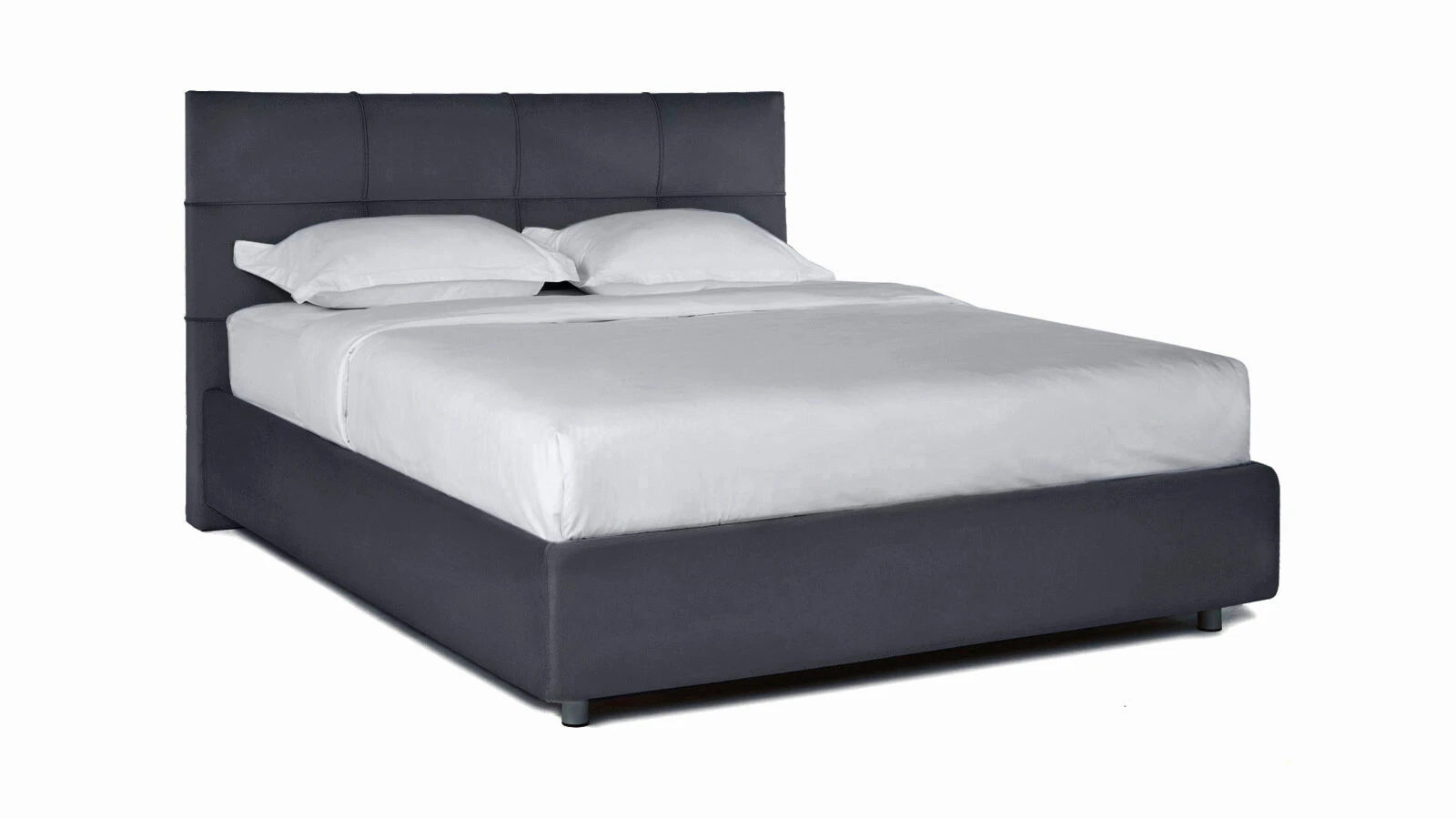 

Кровать Аскона с ПМ ELISA Тк. Sky Velvet 40 120х200, Синий, ELISA