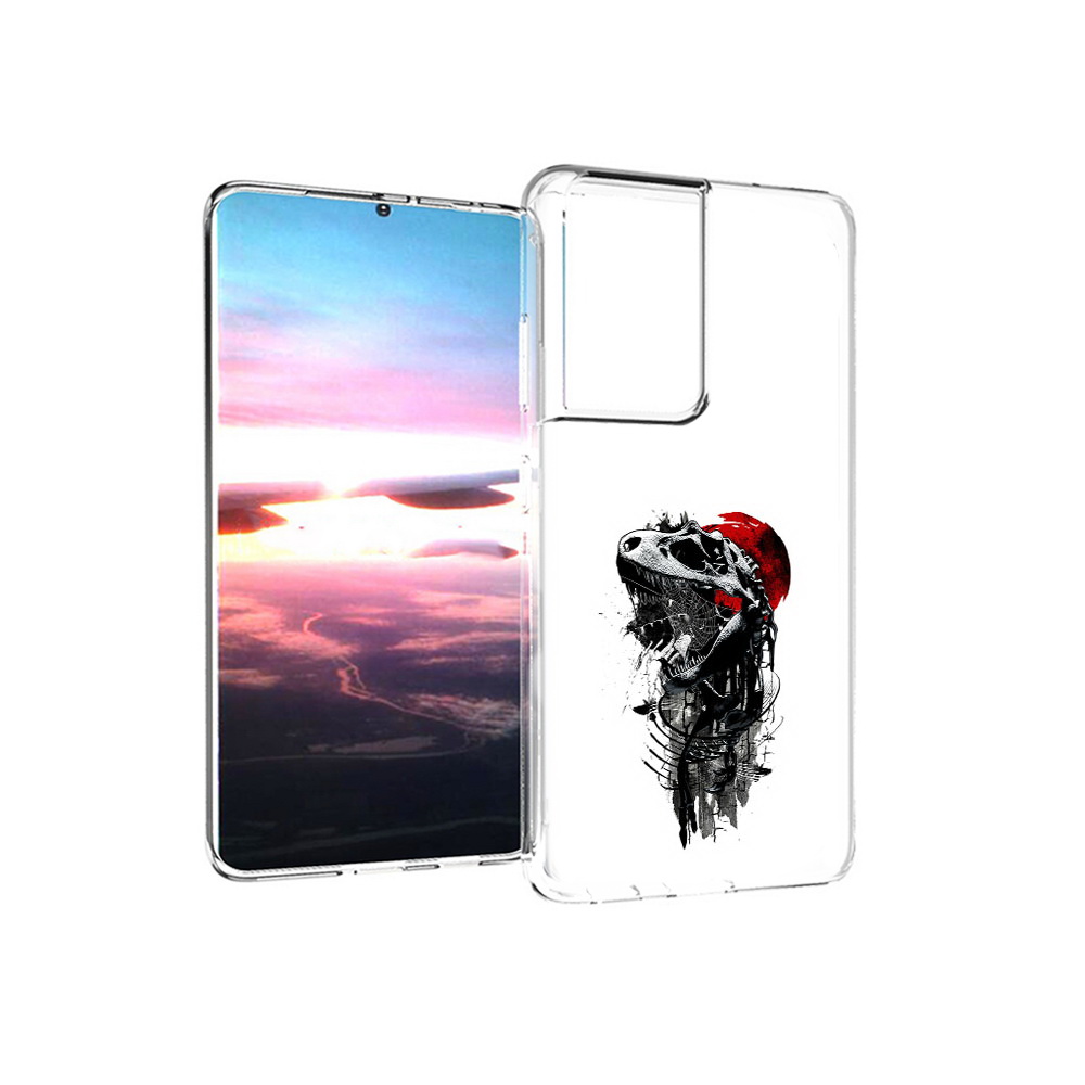 Чехол MyPads Tocco для Samsung Galaxy S21 Ultra вымерший динозавр (PT157307.497.284)